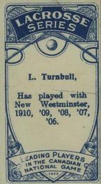 1910 Imperial Tobacco Lacrosse Leading Players (C59) #63 Len Turnbull Back
